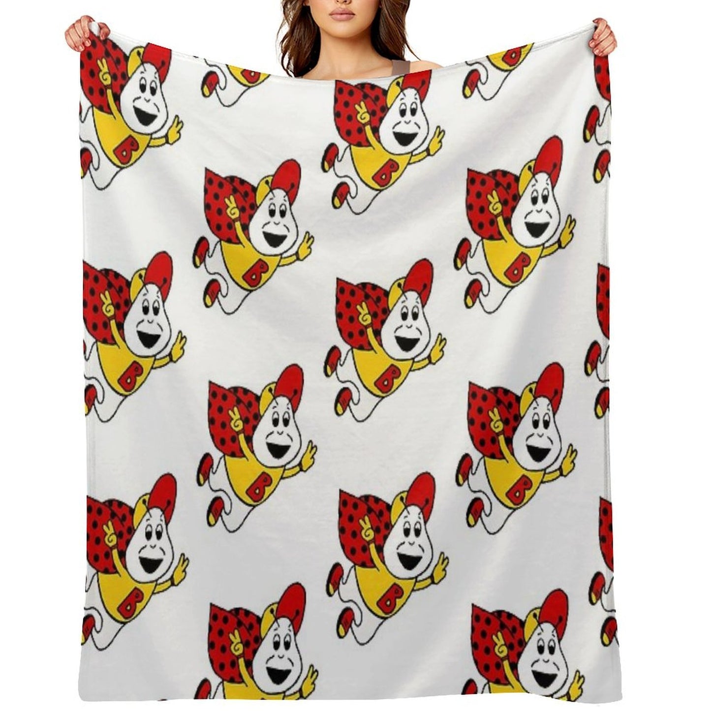Berties Beetles Vintage Logo All-season Throw Blanket
