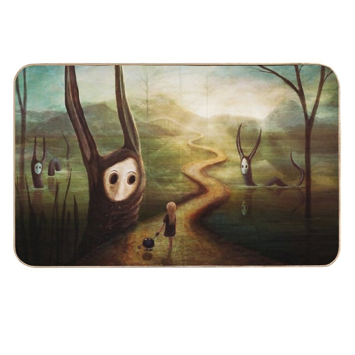 May We Pass by  Fade-Resistant Bath Mat