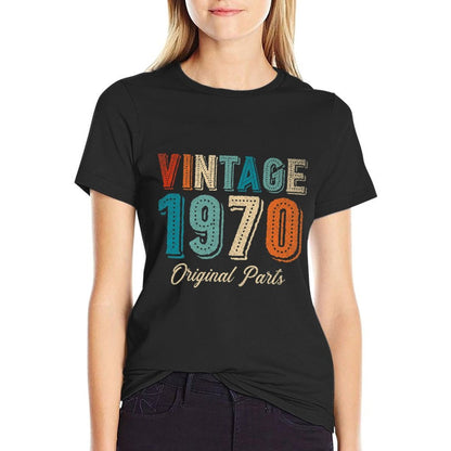 50th Birthday Tshirts For Men Women - Original Vintage 1970 Premium  Versatile T-Shirt