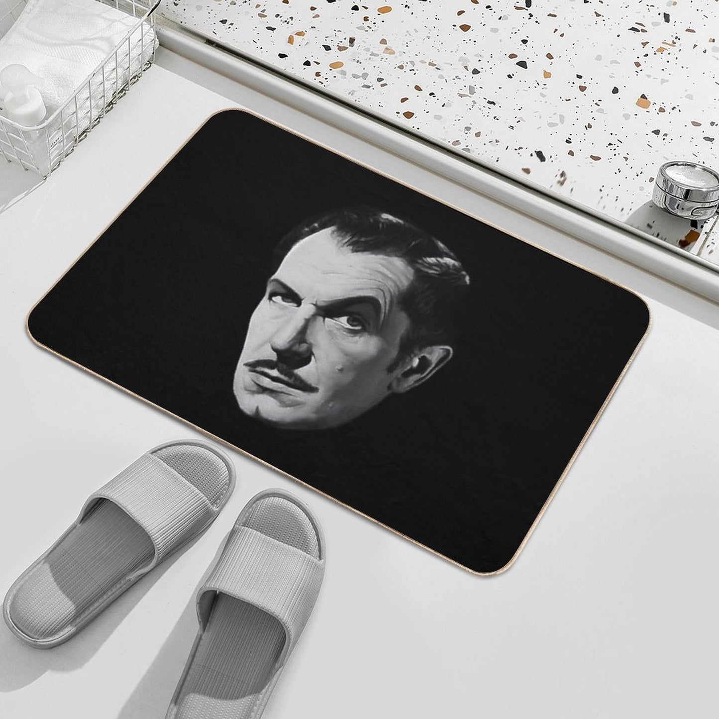 Day Gift Light Blue Mouth Of Madness Long Sleeve Cool Gift  Repositionable Bath Mat