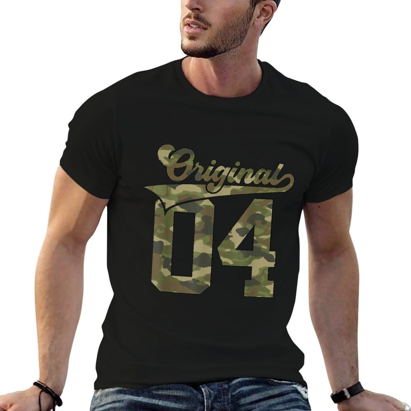 21 YEARS ORIGINAL 2004 CAMOUFLAGE MILITARY 21ST BIRTHDAY Comfortable T-Shirt