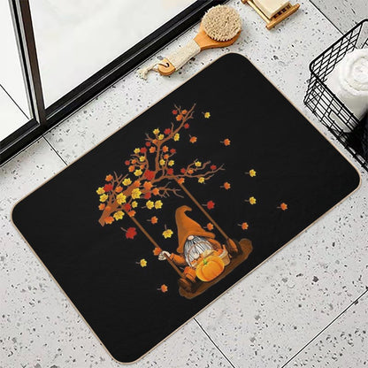 Pumpkin Gnomes Fall Autumn Cute Halloween Thanksgiving  Multi-Purpose Bath Mat