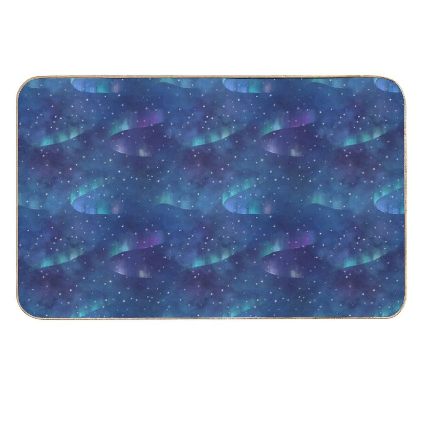 Aurora Borealis  Eco-Friendly Bath Mat