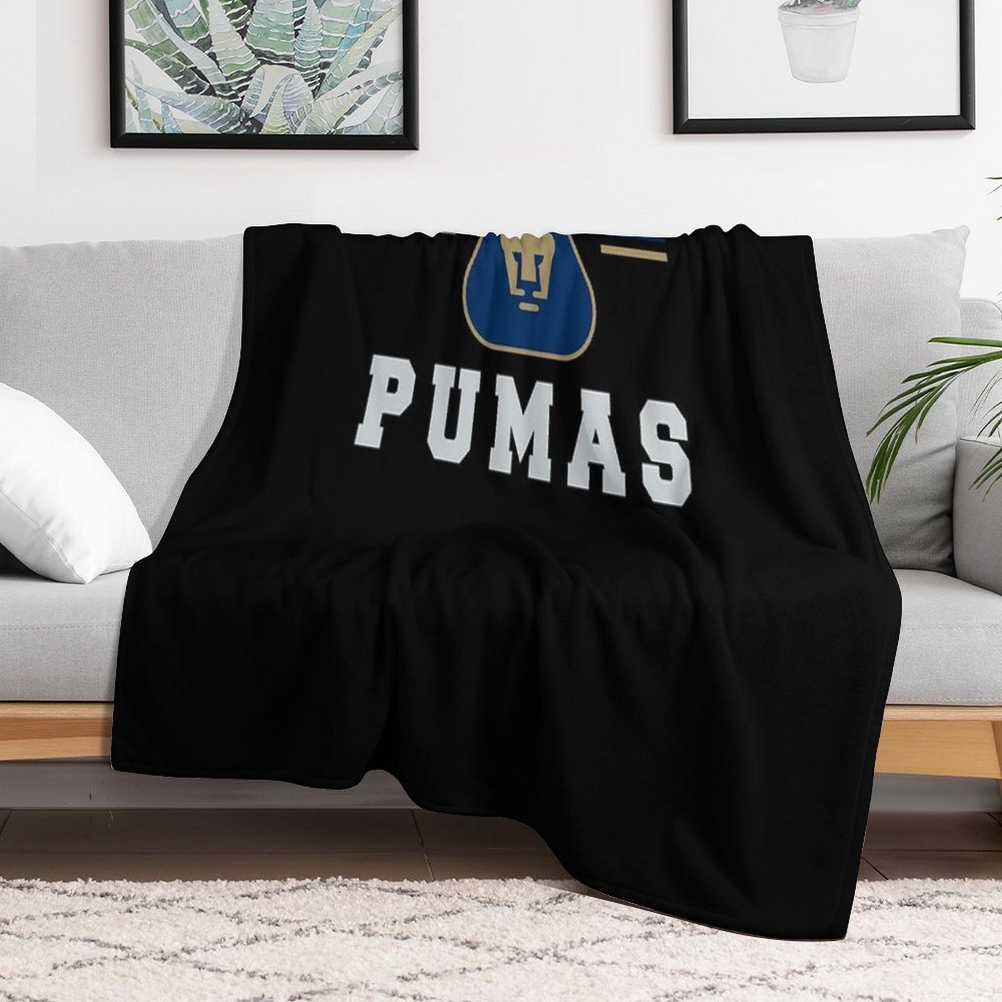 Pumas Unam - Mexican Soccer Team Family Gifts Velvety-soft Throw Blanket