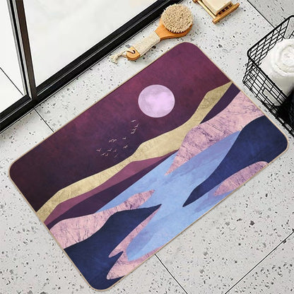 Periwinkle River  Anti-Trip Bath Mat