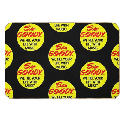 Sam Goody (We Fill Your Life With Music) [Destressed] - Defunct Logo Series (Record Store)  Anti-Trip Bath Mat