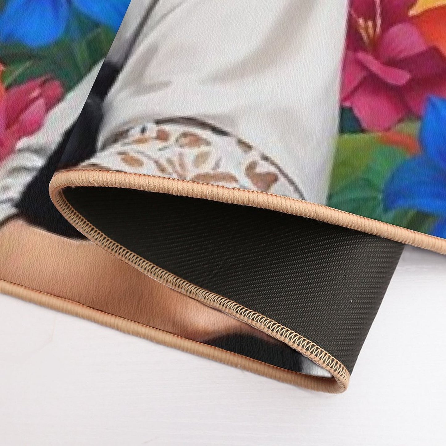 Frida Kahlo  Flowers Black Cats  Kittens  Frida Kahlo  Pet-Safe Bath Mat