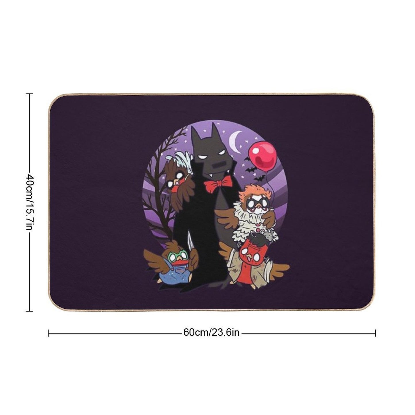 Go!Halloween! - Spooky Time with The Family  Toxin-Free Bath Mat