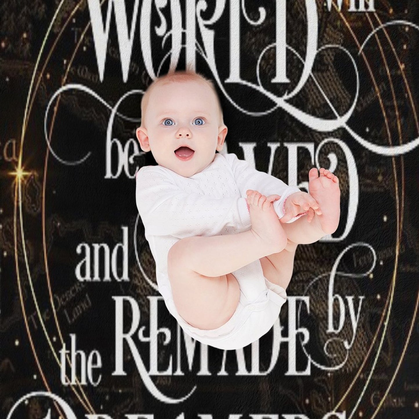 Throne of Glass - The World Will Be Saved And Remade by The Dreamers Multi-functional Throw Blanket