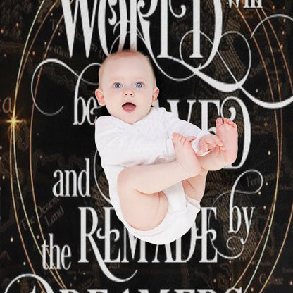 Throne of Glass - The World Will Be Saved And Remade by The Dreamers Multi-functional Throw Blanket