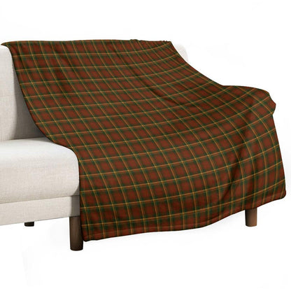 Canadian National Maple Leaf Tartan Gift-ready Throw Blanket