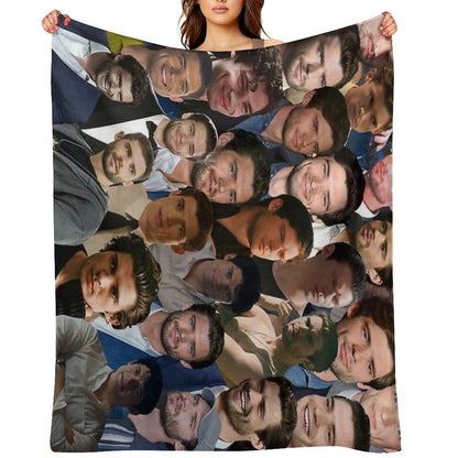 DavidCorenswet Photo Collage Sustainable Throw Blanket