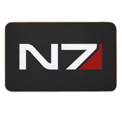 N7 Emblem, Mass Effect  Non-Slip Bath Mat