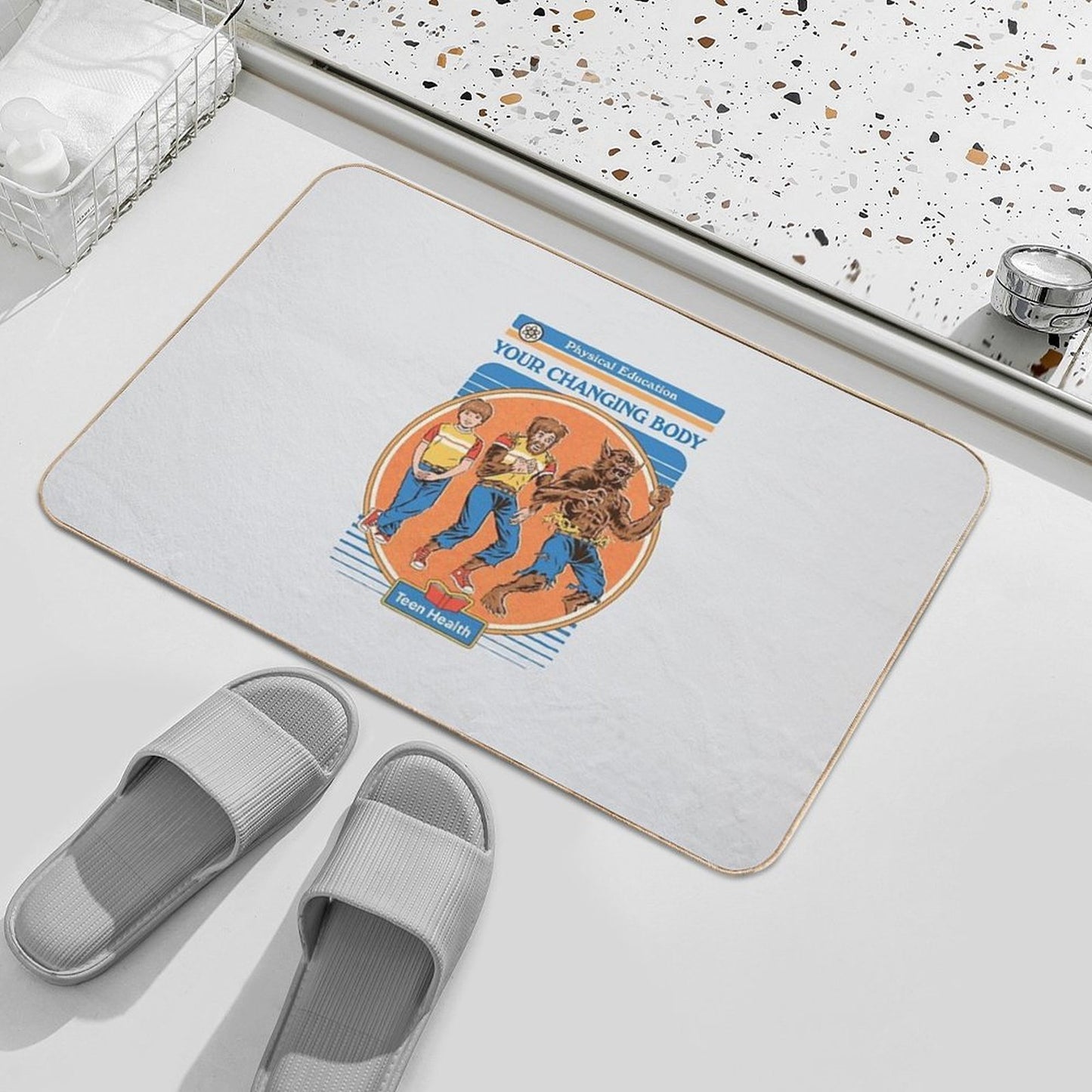 Your Changing Body  Pet-Safe Bath Mat