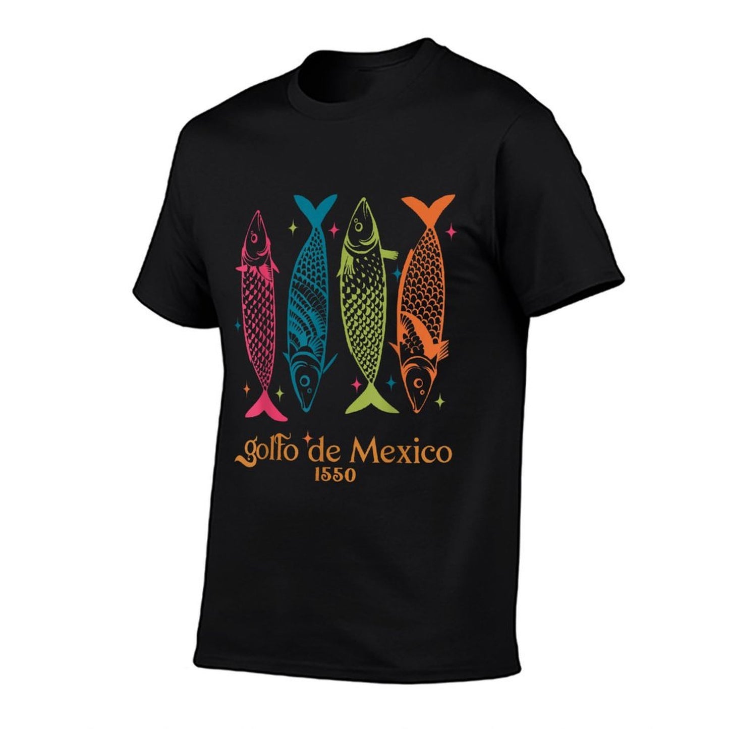 Golfo De Mexico 1550 Gulf of Mexico Sardine Mexica Gulf  Fade-proof Color T-Shirt