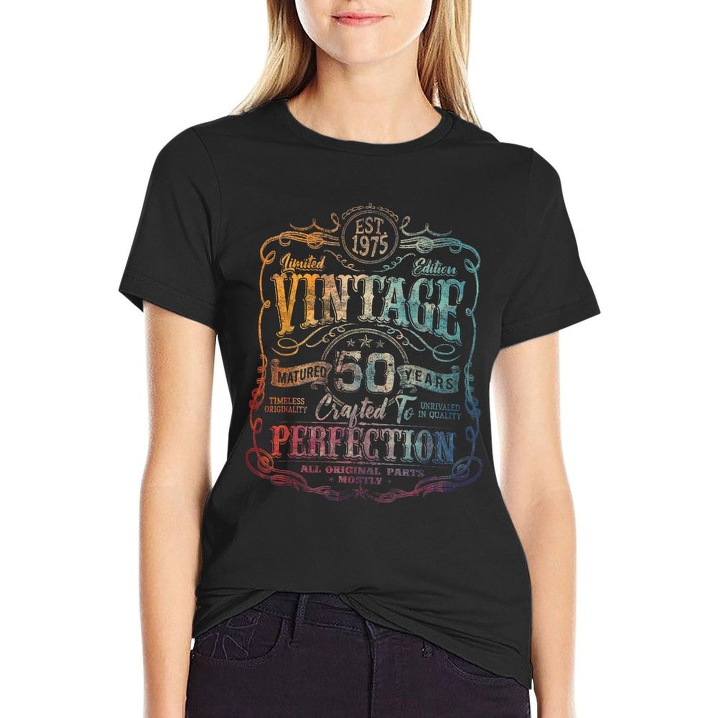 Vintage 1975 Limited Edition 50 Year Old 50th Birthday  Wrinkle-resistant T-Shirt