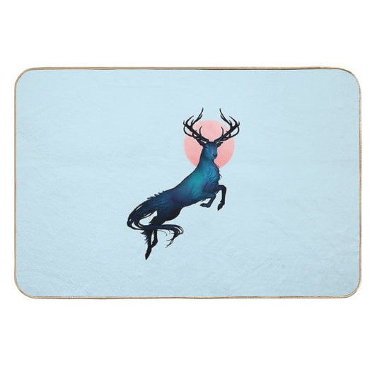 Kelpie Stag  High-Traffic Bath Mat