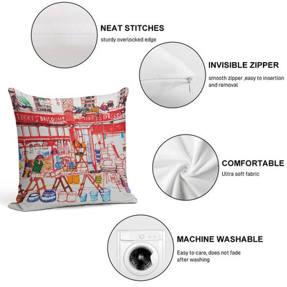 Terry's Discount Store, Deptford Soft Easy Maintenance Throw Pillow