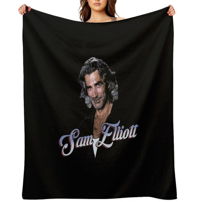 Sam Elliott Velvety-soft Throw Blanket