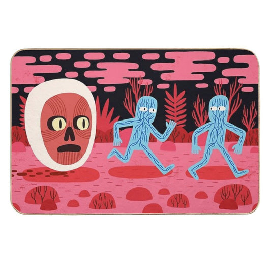 Running from Nightmares  Long-Lasting Bath Mat