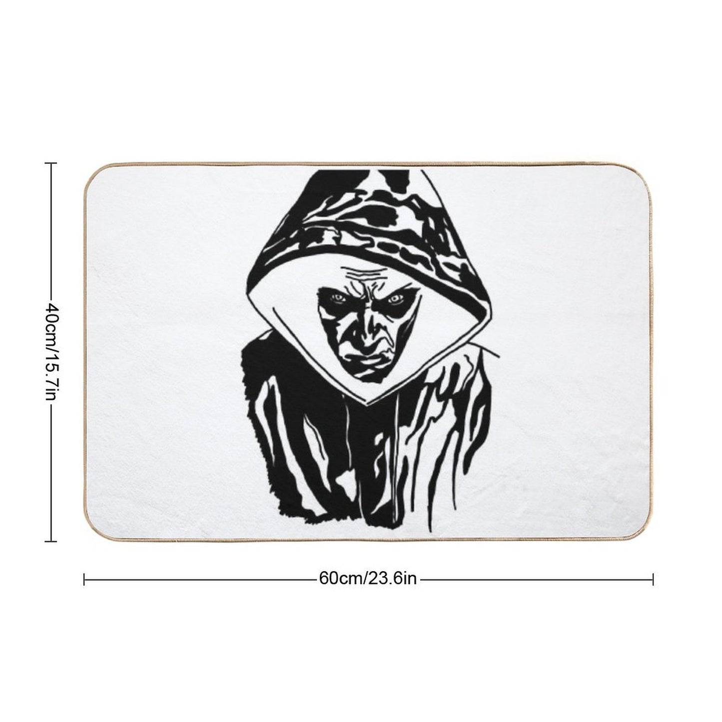 The Hooded Silence Durable Bath Mat