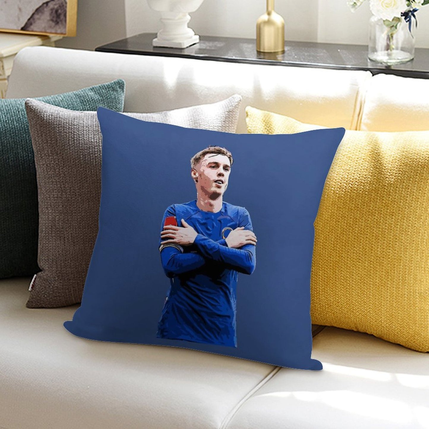 Cole Palmer Soft Skin-Friendly Throw Pillow