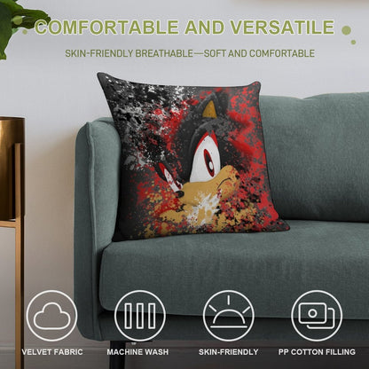 Shadow Stare Back V2.0 Soft Fade-Resistant Throw Pillow