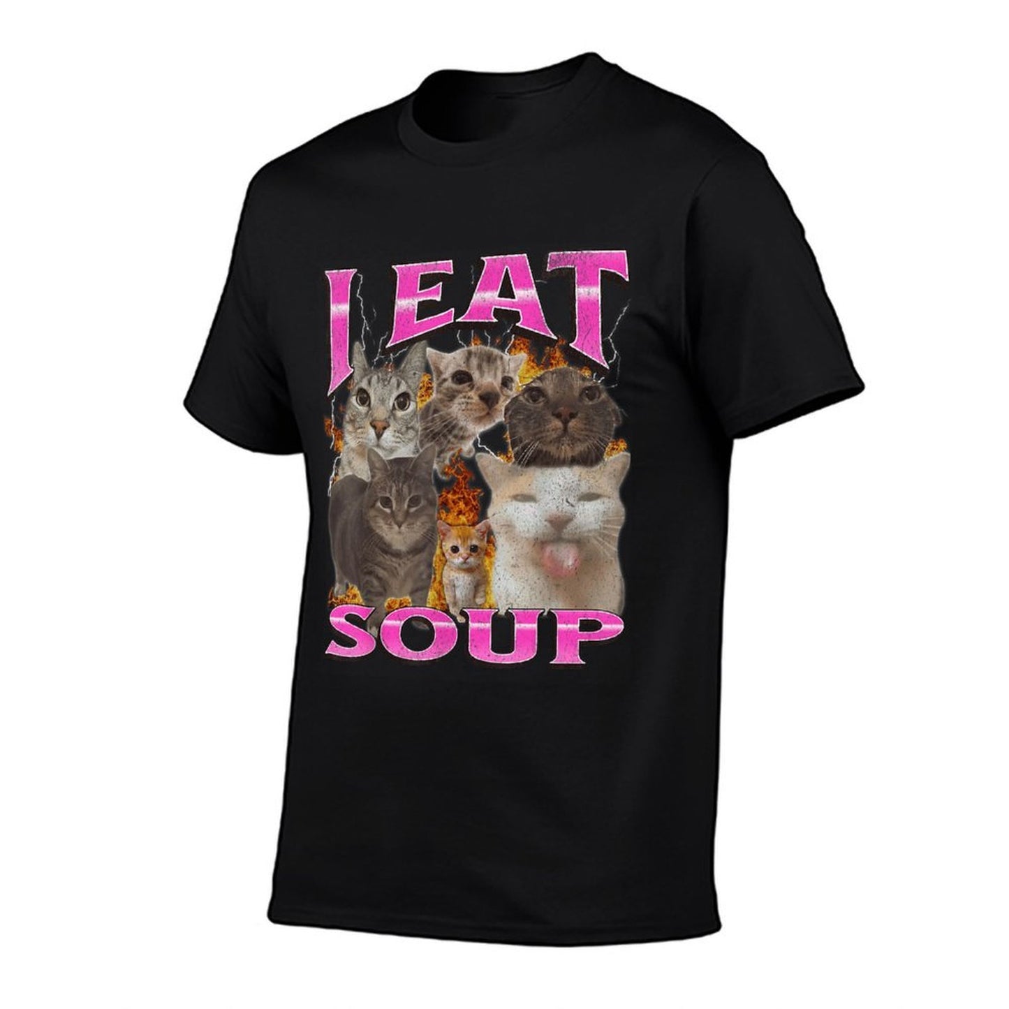 Soup Funny Cat Meme Bootleg Graphic Men Women Comfortable T-Shirt