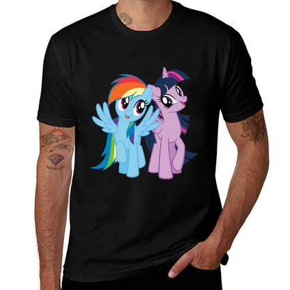 My Little Pony Rainbow Dash And Twilight Sparkle  Versatile T-Shirt