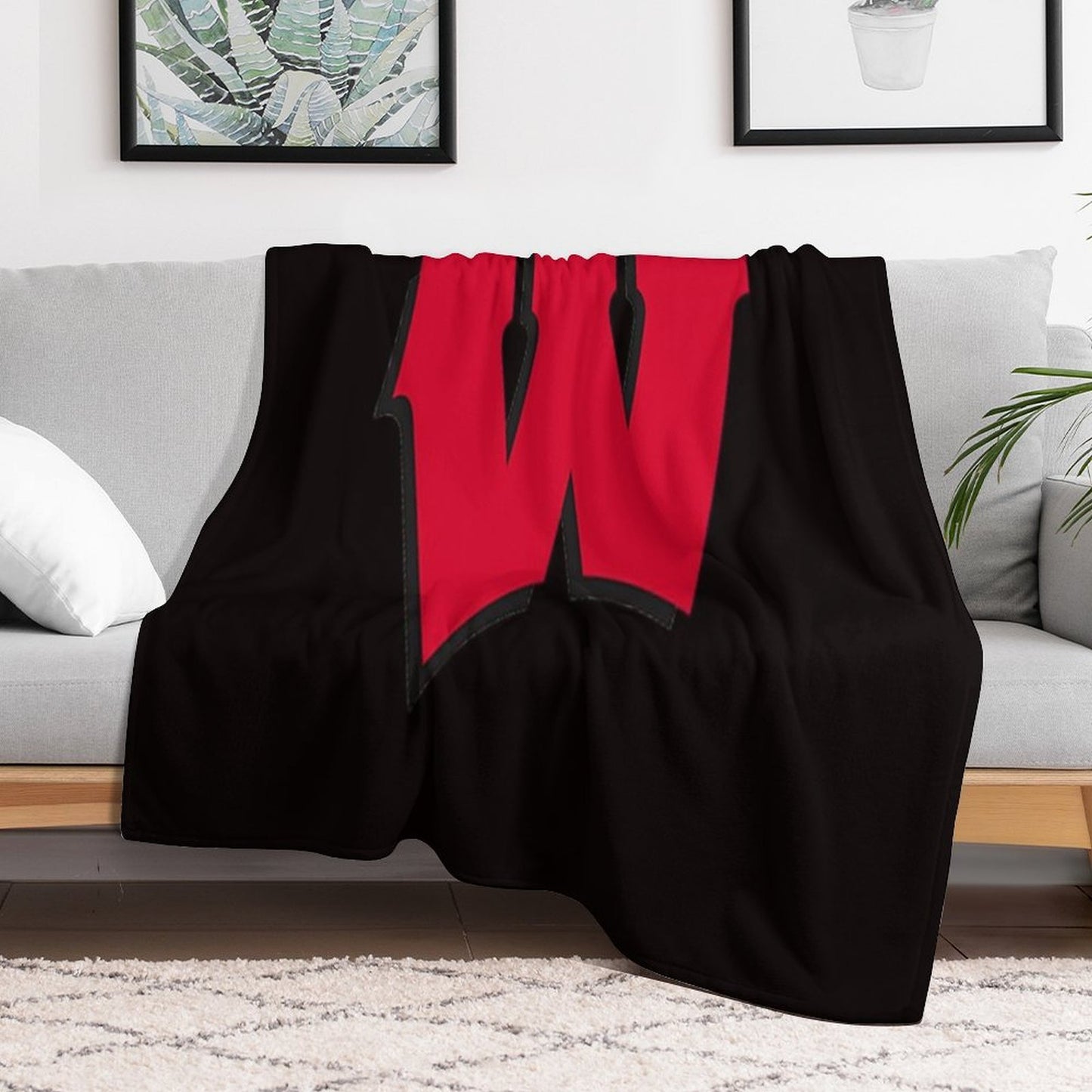 University of Wisconsin Machine-washable Throw Blanket