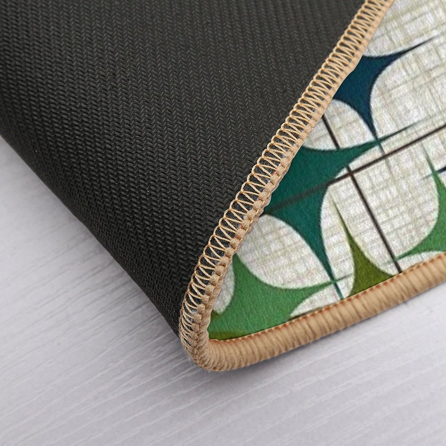 Eames Era Starbursts And Globes 1 (bkgrnd) Durable Bath Mat