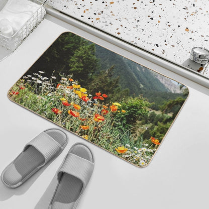Mountain Garden  Eco-Friendly Bath Mat
