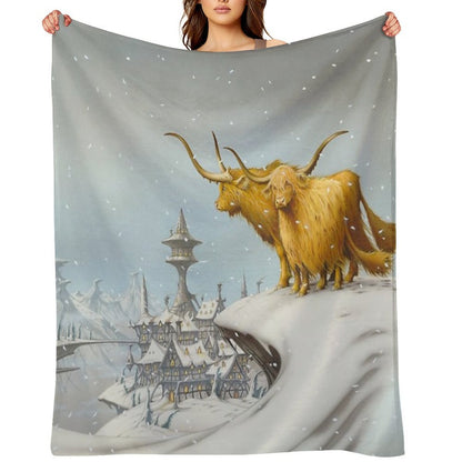 In The Bleak Midwinter Lightweight Throw Blanket