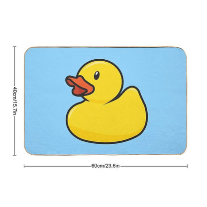 Rubber Duck in Baby Blue  Dirt-Trapping Bath Mat