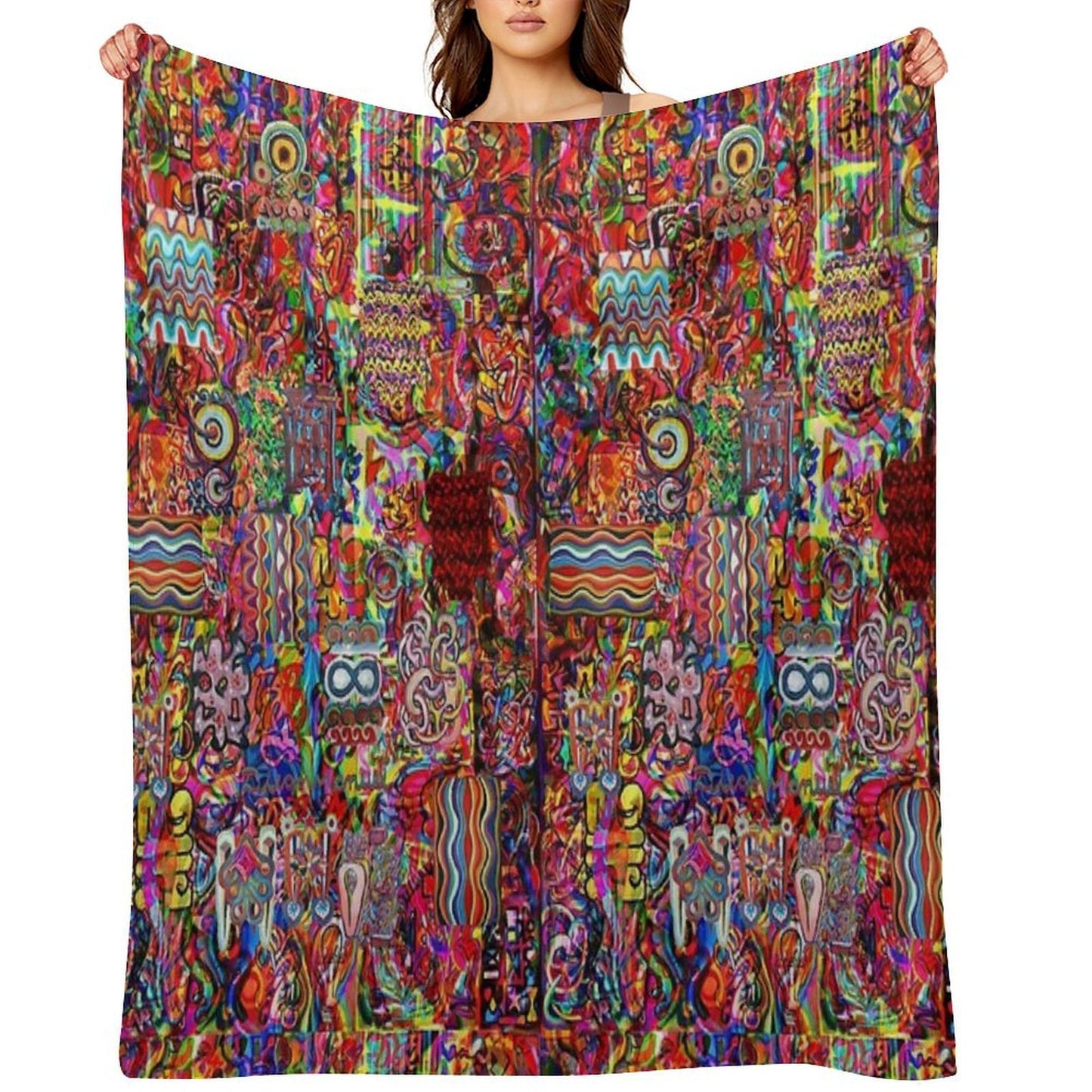 Pop Abstract Gift-ready Throw Blanket