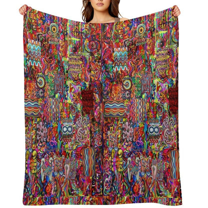 Pop Abstract Gift-ready Throw Blanket
