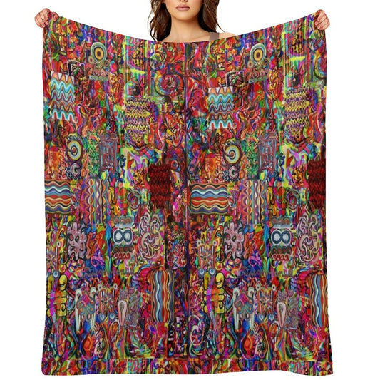 Pop Abstract Gift-ready Throw Blanket