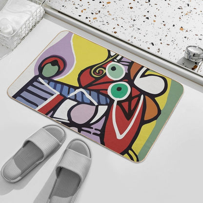 Abstract Art VectorArt  Repositionable Bath Mat
