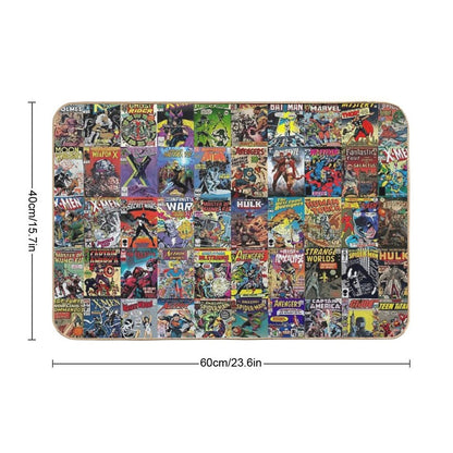 Comic Books  Dirt-Trapping Bath Mat