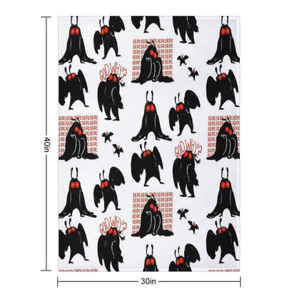 And It's Mothman! Durable Throw Blanket