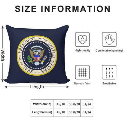Seal of The President of The United States Soft Decorative Cover Throw Pillow