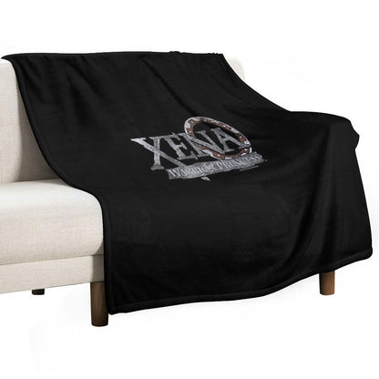 Battered Logo Xena Premium Throw Blanket