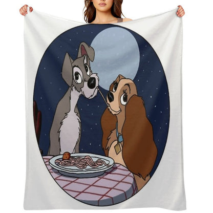 Lady And The Tramp Premium Throw Blanket