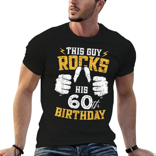 Mens 60 Years Old - This Guy Rocks His 60th Birthday  Eco-friendly Material T-Shirt