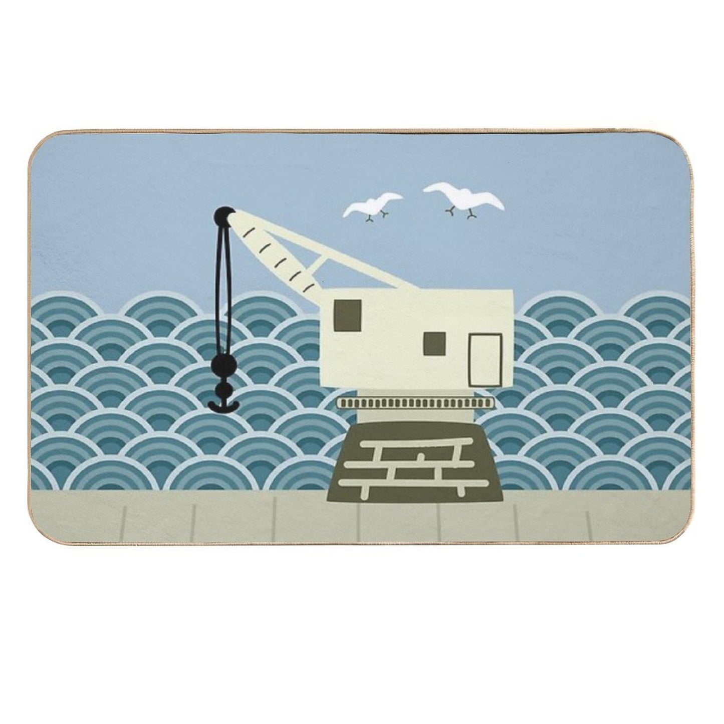 Crane  Dirt-Trapping Bath Mat