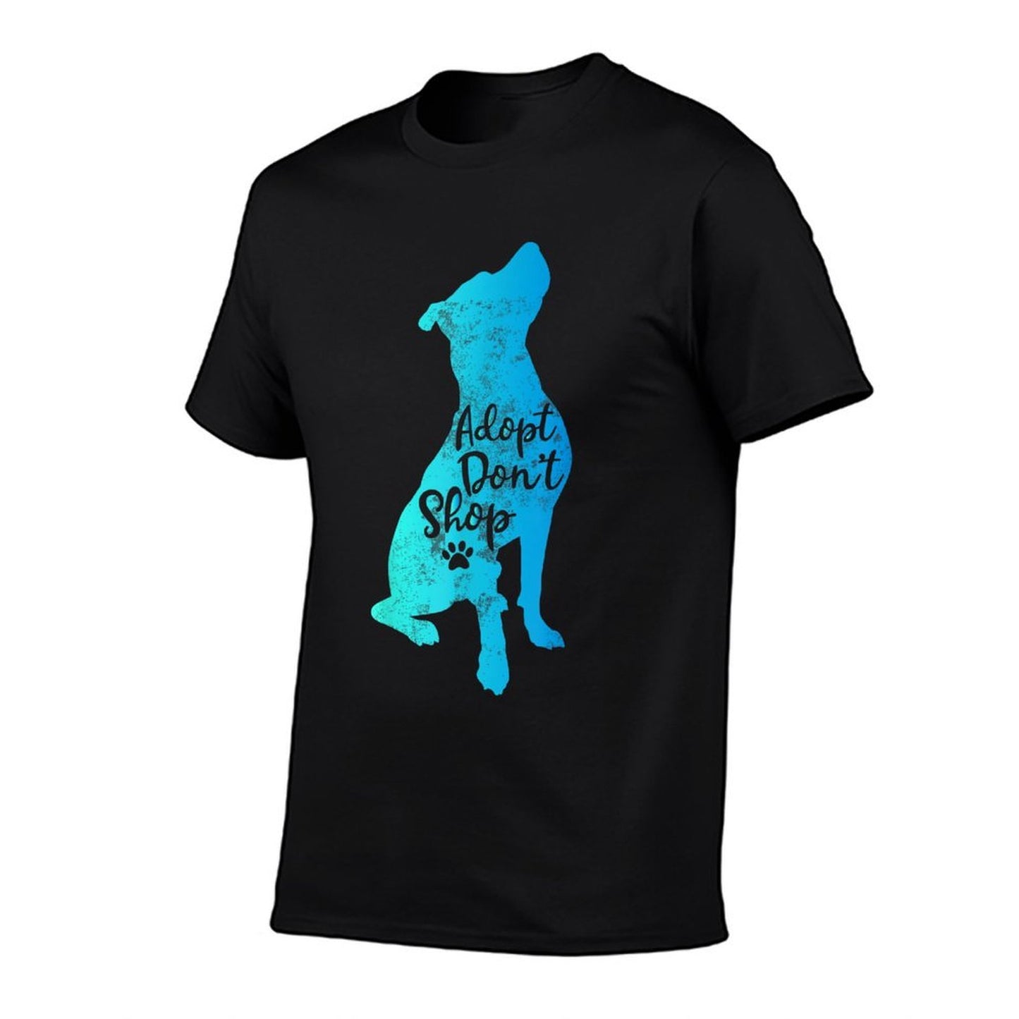 Pitbull Adopt Dont Shop Pitbulls Dog Mama Cute Pittie Mom  Ribbed Collar T-Shirt