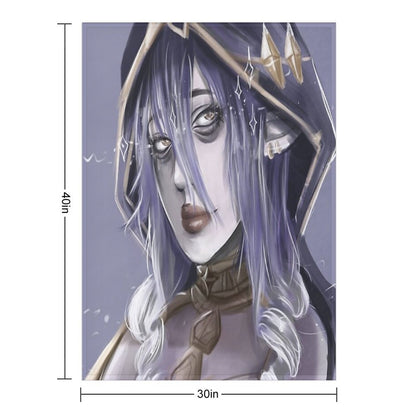Layla Genshin Impact Quick-dry Throw Blanket
