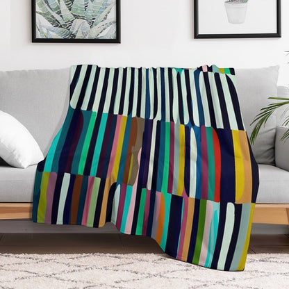 Etchnic Scandinavian Pattern - Vertical Comfort Throw Blanket