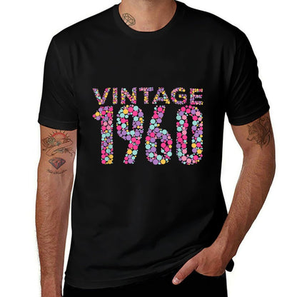 60th Birthday Gift For Men And Women. Vintage 1960  Relaxed-fit T-Shirt