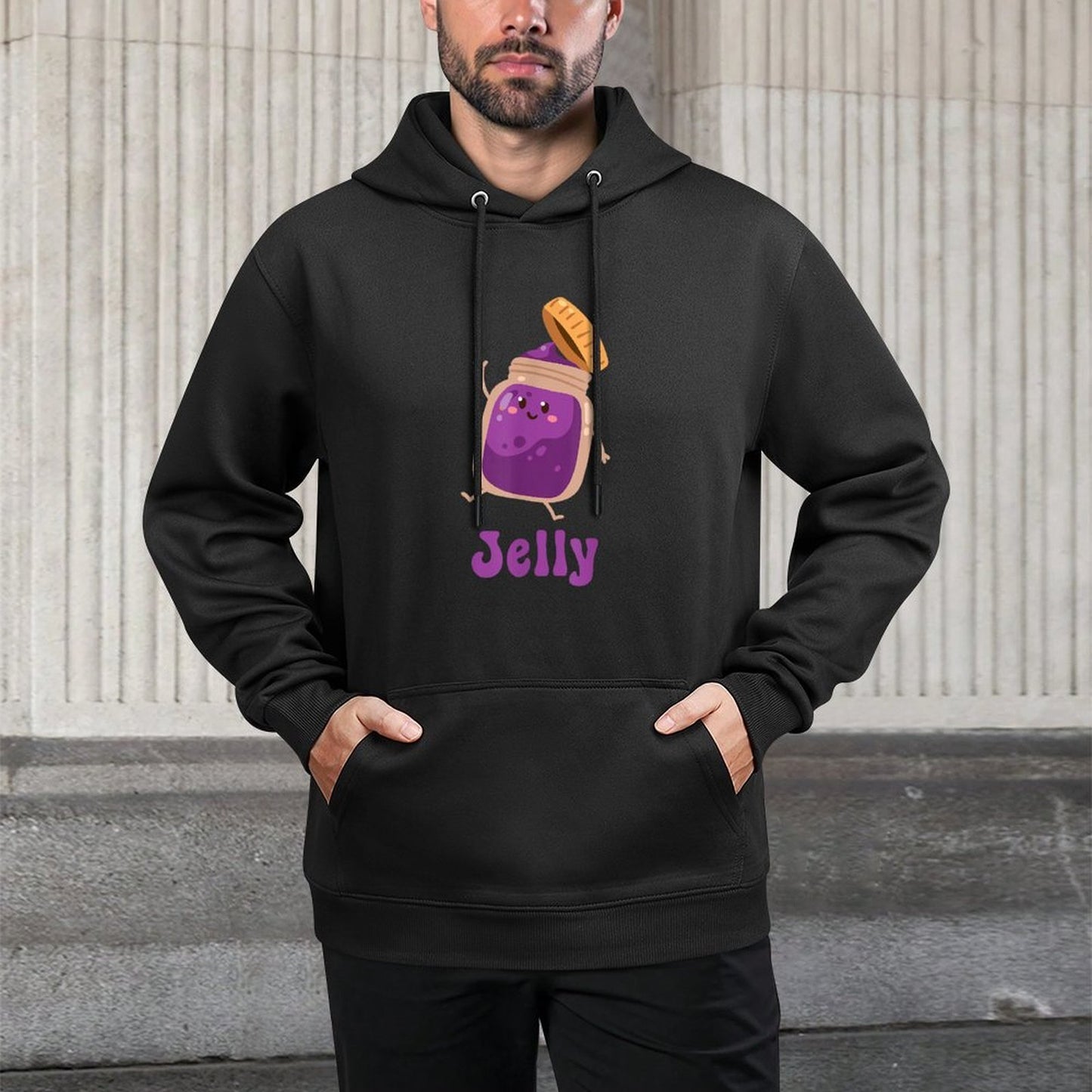 Peanut Butter  Jelly Matching Couple Halloween Best Friends Layering Staple Hoodie